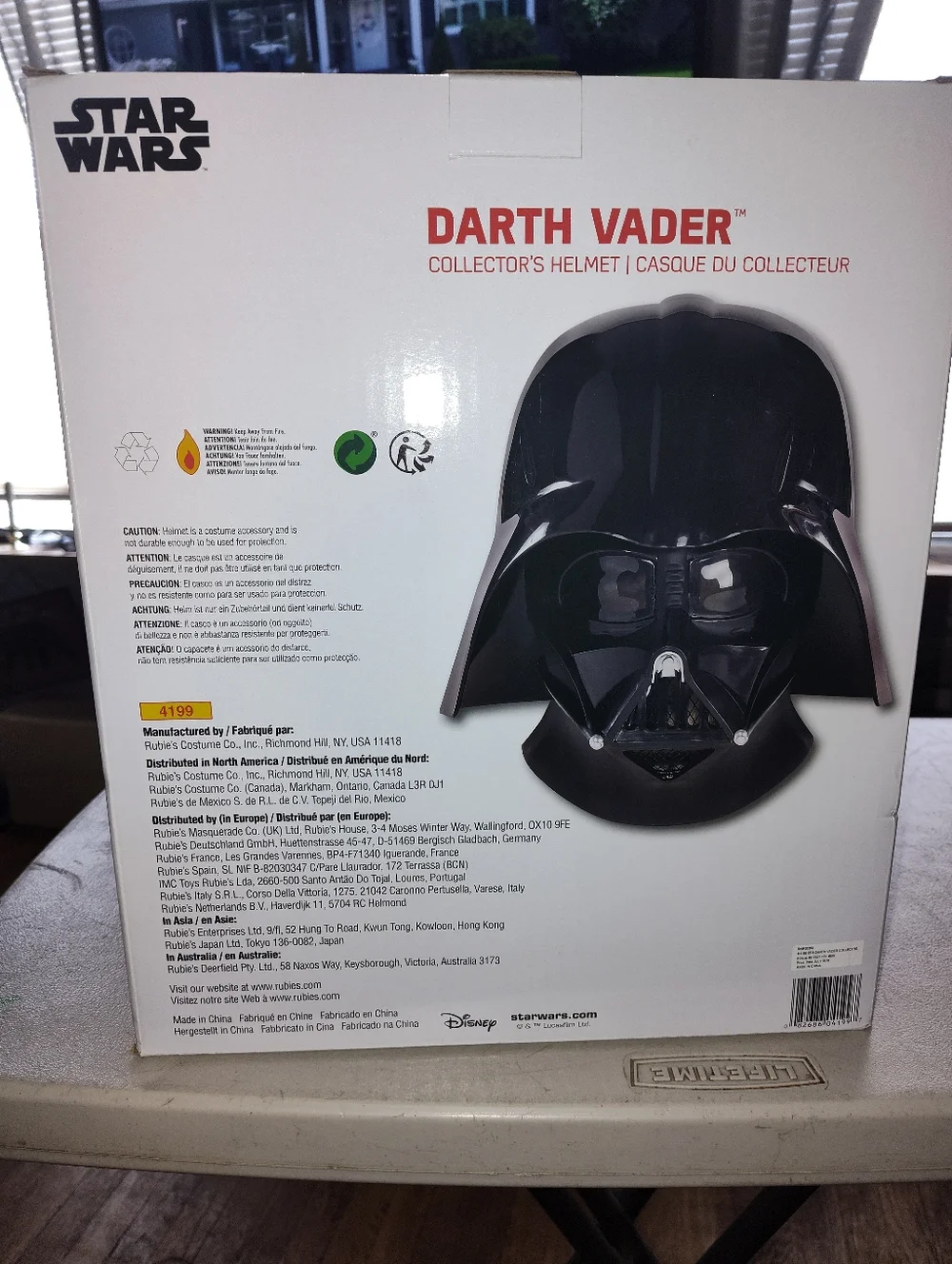 Star Wars Darth Vader Collector's Helmet By Rubies Disney - Picture 4 of 16
